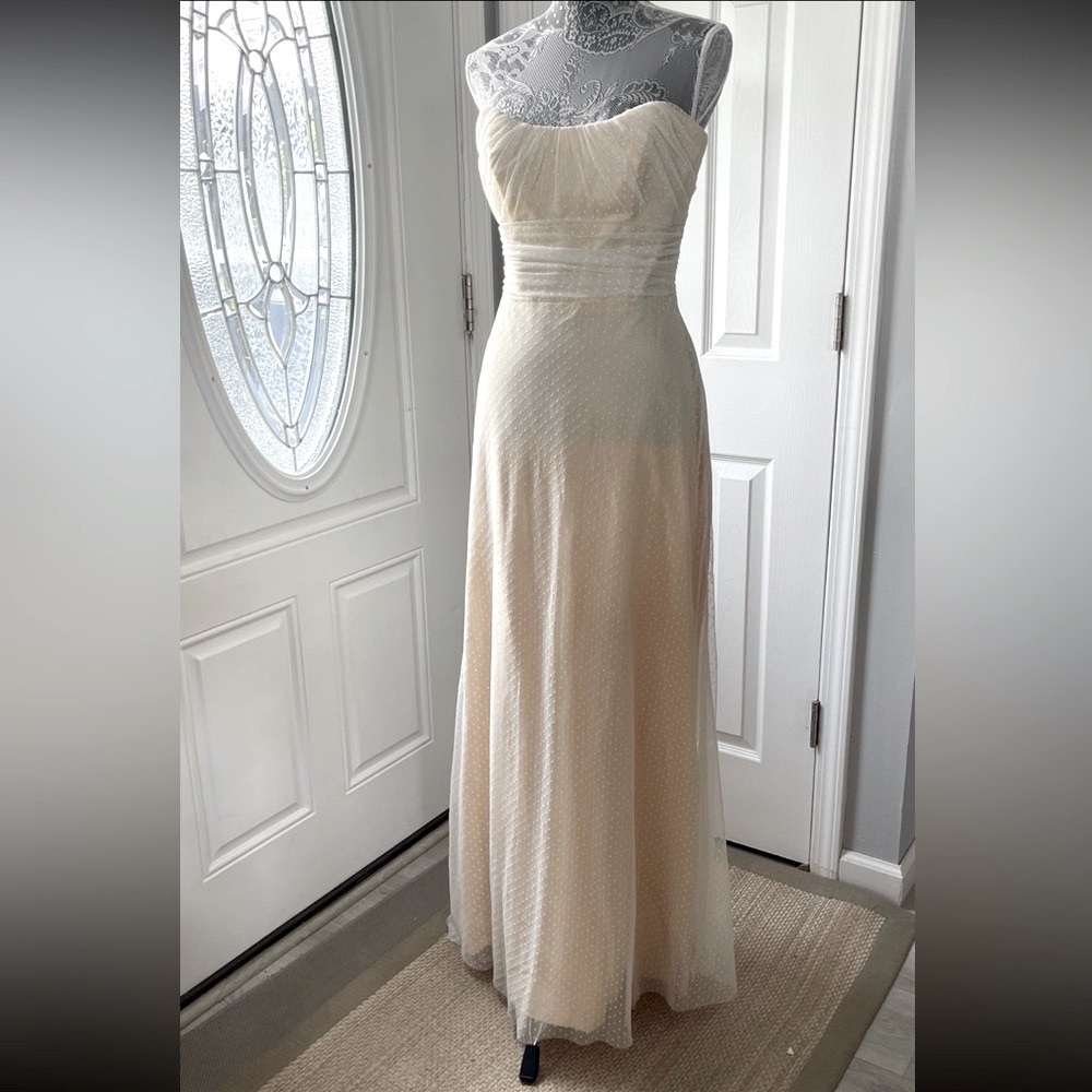 Elegant Cream Maxi Dress
